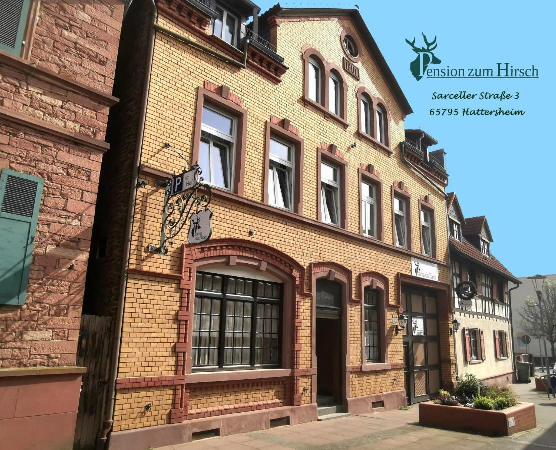 Hotel-Pension Zum Hirsch Hattersheim am Main Zewnętrze zdjęcie
